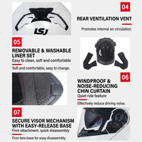 Casco Modular Abatible con Logotipo Personalizado OEM ODM, Casco Integral para Motocicleta con Doble Visor ABS EPS, Precio de Fábrica