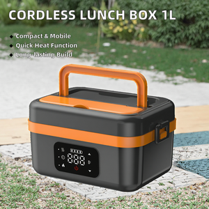 Lonchera Eléctrica Portátil Inalámbrica para Exteriores, Batería USB de 8000 mAh, Calentamiento Rápido de 60 W, 6 Niveles de Temperatura, Capacidad de 1 L, Acero Inoxidable - Product Image 2