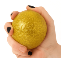 Glitter Water Stress Balls Squeeze Balls Squishy Water Ball avec Glitter