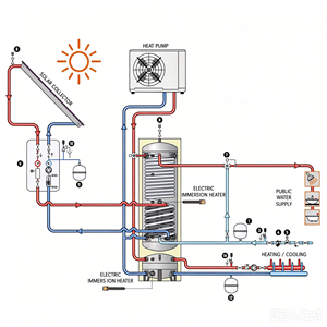 Réservoir d'eau multifonctionnel de haute qualité 300L 500L 100L pour le marché européen – Solutions pour les pénuries de gaz - Product Image 3