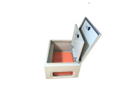 Gabinete de Red de Acero Galvanizado con Nivel de Protección IP65 e IP66, Caja de Distribución Exterior Impermeable con Puerta Interior