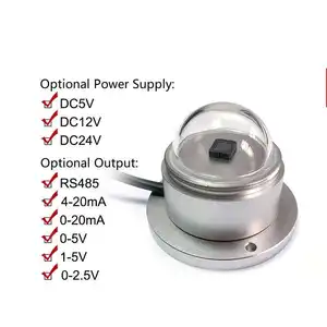 BGT-JYZ 0-5v RS485 4-20mA silikon Pyranometer sensor Solar radiasi meter untuk fotovoltaik energi surya modul pemantauan