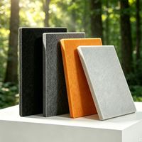 Panneau acoustique en polyester 1220x2440mm, panneau absorbant le son en fibre pour studio, hall et décoration de bureau