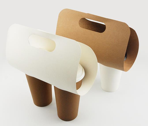 جدار واحد سميكة مزيج مجاني للتعبئة والتغليف حامل أكواب ورقية لأكواب القهوة والشاي والحليب - Product Image 6