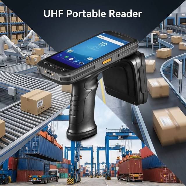 In Stock Logistic Truck Company Use Handheld UHF RFID Readers C72 for Tire Management for Anti Theft