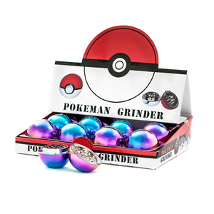 Nuevo Molinillo Esférico Vintage con Logotipo Personalizado, Color Azul Hielo, Aleación <span class=keywords><strong>de</strong></span> Zinc, 3 Capas, 53 mm, Molinillo Manual - Product Image 2