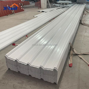 Weiße ASa-beschichtete PVC-Dachbahn 3-lagige Techos Para Casas Schall dichte Welldach bahnen UPVC-Dachbahn für Häuser - Product Image 2