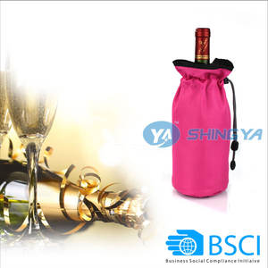 Promosi tas Tote pendingin anggur 420D + gel tas pendingin anggur terisolasi - Product Image 4