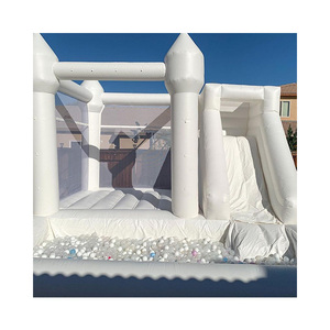 Gran oferta, rebote inflable de salto hinchable blanco comercial para niños al aire libre, uso usado para fiesta de boda - Product Image 6