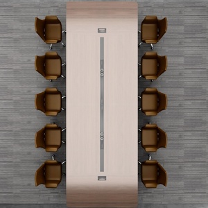 12 People Meeting Room <b>Table</b> Intelligent Furniture Modern <b>Office</b> Luxury Conference <b>Table</b> Meeting - Product Image 2