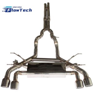 ท่อไอเสียแคทแบคประสิทธิภาพสูง OEM Ss304 สำหรับ Jaguar F-TYPE V8 5.0T พร้อมระบบวาล์วควบคุมเสียง - Product Image 2