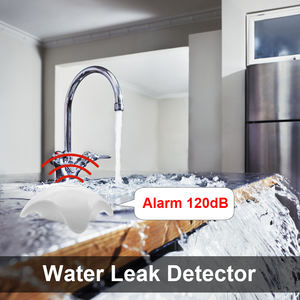 للبيع بالجملة كاشف تسرب المياه IP66 120dB قائم بذاته مستشعر مياه إنذار للفيضانات مع مؤشر بطارية منخفض - Product Image 2