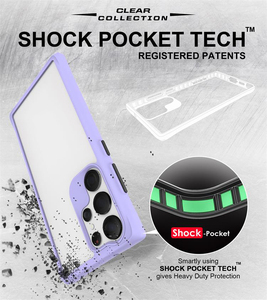 เคสฝาหลัง PC ใสหลายสีซีรีย์สีสันสดใสแบบนิ่มเคสโทรศัพท์สำหรับ <span class=keywords><strong>Samsung</strong></span> Galaxy S23อัลตร้า S22 S24พลัส S20 FE - Product Image 3