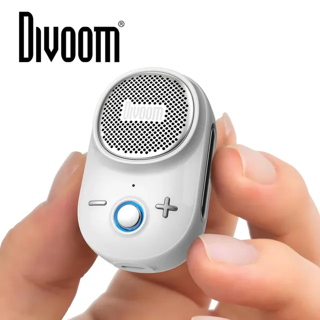 Divoom Itour-S Portable for Bluetooth Speaker Mini Wearable Big Audio Punchy Bass IP67 Waterproof Dustproof Clip-On Design RGB