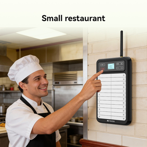 Sistema de Llamada para Cocina con Transmisor de Tablero de Notas y Receptor de Pulsera Impermeable IP67 para Cafeterías, Restaurantes, Chefs, Camareros, Alcance de 800m - Product Image 5