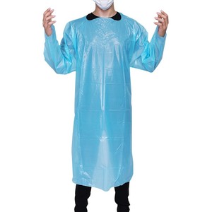 Impermeable PP PE Cpe PPE apronThumb Holes Delantal desechable - Product Image 3