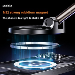 ขาตั้งโทรศัพท์แบบยืดหดได้ X68 Universal Magnetic TPU อลูมิเนียมอัลลอยด์ พร้อมจุกดูดสุญญากาศ กันน้ำ หมุนได้ สำหรับถ่ายภาพ - Product Image 4