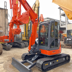 Mini-pelleuse sur chenilles d'occasion de 5 tonnes, modèle Hitachi Zx50u, Zx35u, Zx75us, Zx55u, Ex120 à vendre - Product Image 1