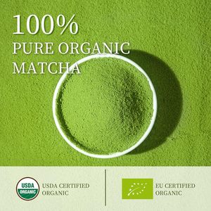 Té Verde Matcha en Polvo de Grado Ceremonial Hecho <span class=keywords><strong>a</strong></span> Mano por la USDA, 300g, Bolsa Reutilizable, Bebida Instantánea, para Reposterí<span class=keywords><strong>a</strong></span> y Latte - Product Image 6