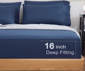 梅兰尼超柔软拉丝超细纤维三件套实心现代床单枕套奢华200TC - Product Image 6