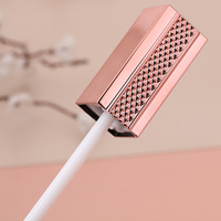 En stock – Tube carré rose doré 5 ml pour brillant à lèvres, fard à paupières liquide, tube de sous-conditionnement en gros