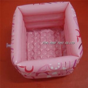 Kaliteli pembe kare şişme masaj ayak banyosu seyahat için - Product Image 2