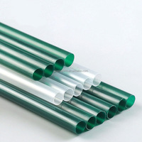 Pailles en PLA écologiques sans PFAS, compostables, longueur/diamètre/couleur/impression personnalisées sur la paille, emballées individuellement