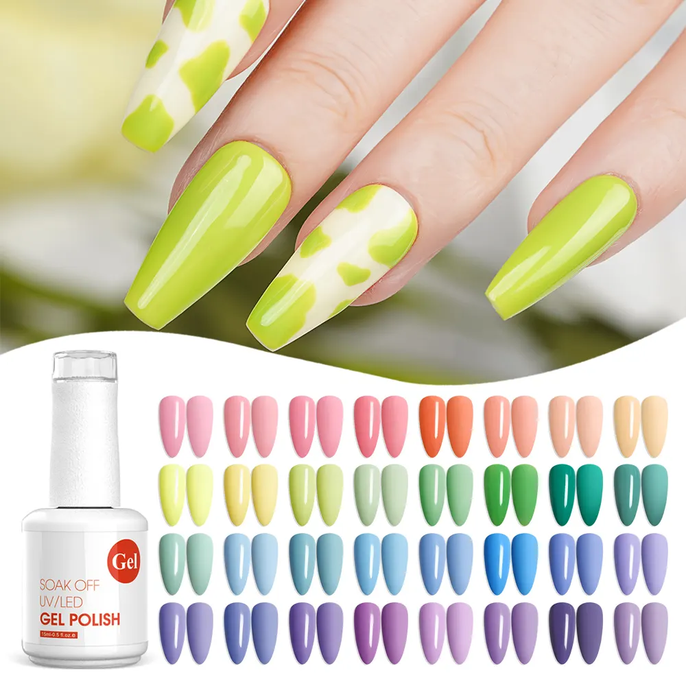 Groothandel Hema Gratis Hoge Kwaliteit Private Label Gel Polish Creëren Uw Eigen Merk Uv Nail Hema Gratis Gel Polish