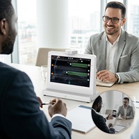 Traducteur IA à double écran Full HD de 10,1 pouces, 140+ langues, traduction vocale bidirectionnelle instantanée, appareil de traduction vocale, batterie 5000 mAh, 1 an