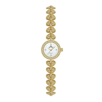 Jam Tangan Wanita Mewah Sederhana Dial Kecil Rose Gold Silver Stainless Steel Gerakan Kuarsa Tahan Air Jam Tangan Wanita