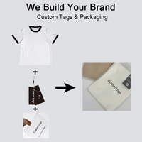 T-shirt Kuenzi à col rond, coupe classique, logo personnalisé, patchwork de couleurs, 93% coton, 7% élasthanne, 250 GSM, doux, durable, pour hommes