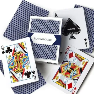 Wholesale Cheap Promotional Personalized Paper Cards Custom Logo Printed Poker Playing Cards Manufacturer