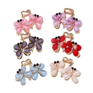 กิ๊บติดผมแฟชั่น ดีไซน์ผีเสื้อหลากสีสัน สำหรับผู้หญิง ใช้ได้ทุกวัน เครื่องประดับศีรษะ ฤดูร้อน 2022 ผลิตจากเมืองอี้หวู่ - Product Image 5