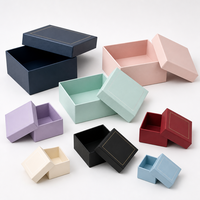 Boîte rigide de luxe sur mesure avec logo OEM, deux pièces, avec insert en mousse de papier pour coffret cadeau cosmétique, rouge à lèvres, boîte avec couvercle et base.