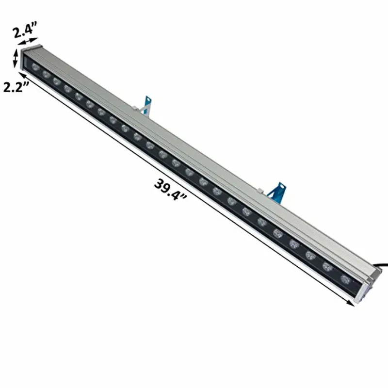 LED Wall Wash Light 36W 72W 108W Bar 1.2 meter IP67 Waterproof High Power Floodlights Hotel DC24V Contour Lamps