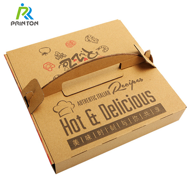pizza box with handle