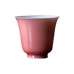 Peach Blossom <b>Tea</b> Cup Porcelain Single Cup Handmade Kung Fu <b>Tea</b> <b>Set</b> Meditation Cup Retro Small <b>Tea</b> Bowl - Product Image 5