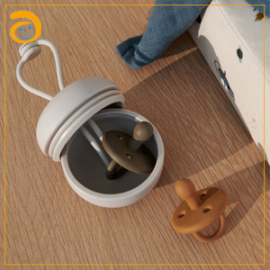 Nuovo Design Bpa supporto per succhietto portatile in Silicone gratuito copricapezzoli scatola per Clip fittizia custodia per ciuccio per bambini - Product Image 6