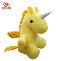 Peluche licorne douce personnalisable, design personnalisé, broderie, poupée en peluche, rembourrage en coton PP