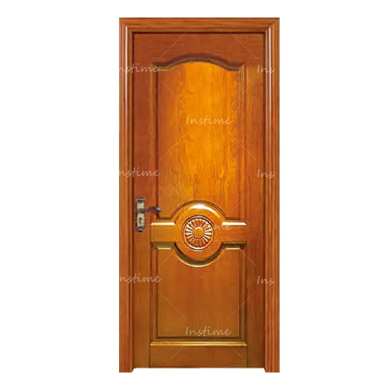 Instime portas de madeira de casa interior de alta qualidade fojian para casa