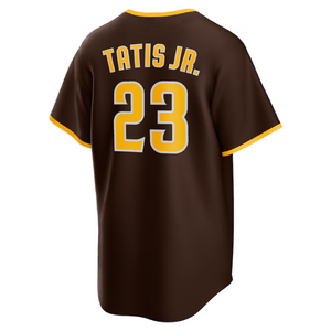 Vente en gros de shorts brodés respirants en jersey de baseball blanc de haute qualité pour hommes Tatis Jr. - Product Image 4