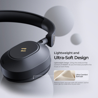 Havit H668BT Headset Nirkabel Over-Ear dengan Peredam Kebisingan Aktif, Ringan, Dapat Dilipat, Daya Tahan Baterai Lama
