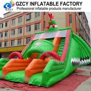 GZCY Grand <span class=keywords><strong>toboggan</strong></span> gonflable commercial à usage intensif, en PVC, portable, Guangdong - Product Image 3