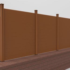 Cercado WPC duradero compuesto de madera al aire libre impermeable jardín esgrima al aire libre de la XF-D203 - Product Image 4