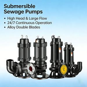 <b>Submersible</b> Sewage & Vertical Slurry <b>Pump</b> - Industrial High Quality Heavy-Duty for Wastewater Treatment - Product Image 4