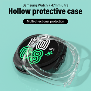 Étui de protection pour <span class=keywords><strong>montre</strong></span> creuse à couverture complète pour <span class=keywords><strong>Samsung</strong></span> Galaxy Watch 7 47mm étui de protection ultra écran - Product Image 5