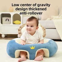 Chaise d'apprentissage pour bébé avec motif de dessin animé, anti-chute, pour l'apprentissage de la position assise et debout, pour le salon et la chambre