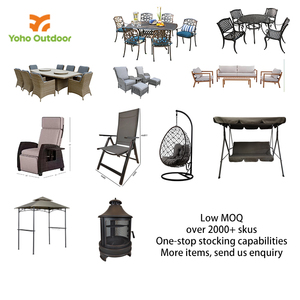 Yoho Design Moderne 2 Personnes Transat Patio Balançoire En Métal Daybed Balançoire avec Auvent pour Extérieur pour Parc Hôtel ou Cour - Product Image 5