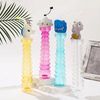 Gobelets à boire de 12 oz, gobelets à slushy en forme de spirale, bouteilles avec pailles et couvercles, motifs Père Noël, sapin, cerf/animal pour jus