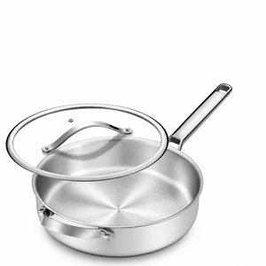 Food Grade Stainless Steel Kitchen Cookware <b>Set</b>, Fully Clad Oem Odm Factory Satin Pots and <b>Pans</b> Tc02 Stainless Steel Kitchen - Product Image 3